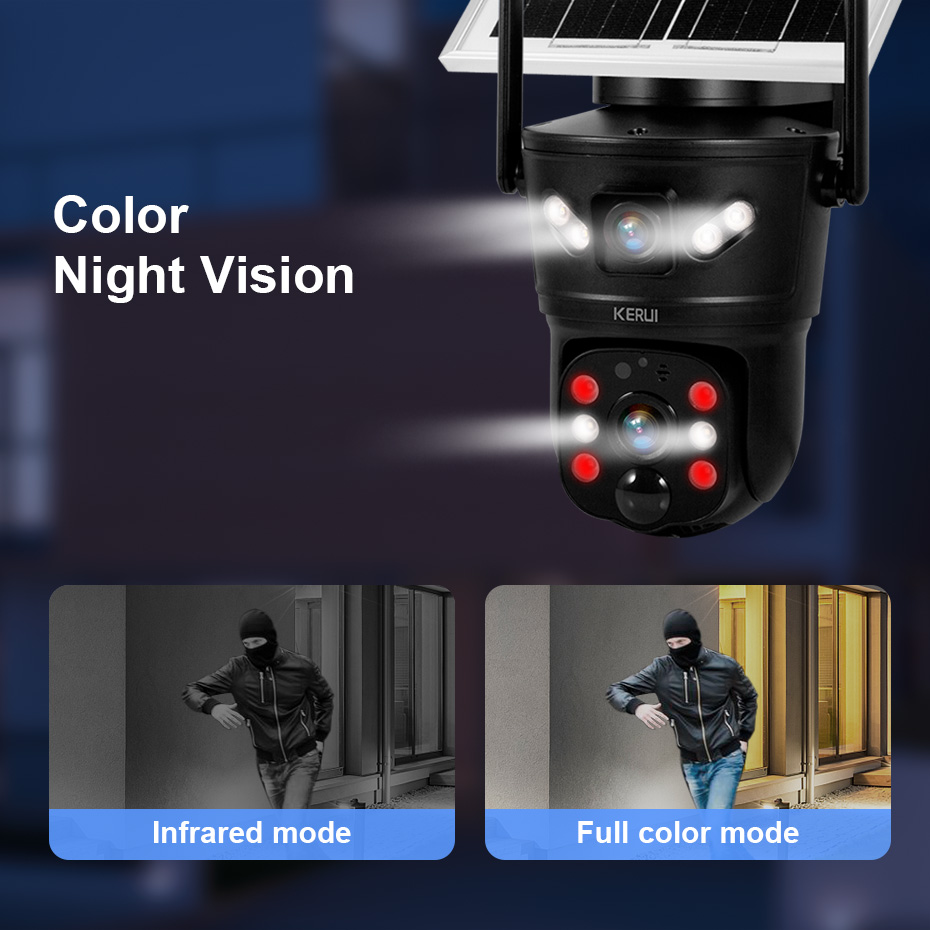 KERUI Outdoor 6MP Solar Camera - Home Security Tech reseña y precio