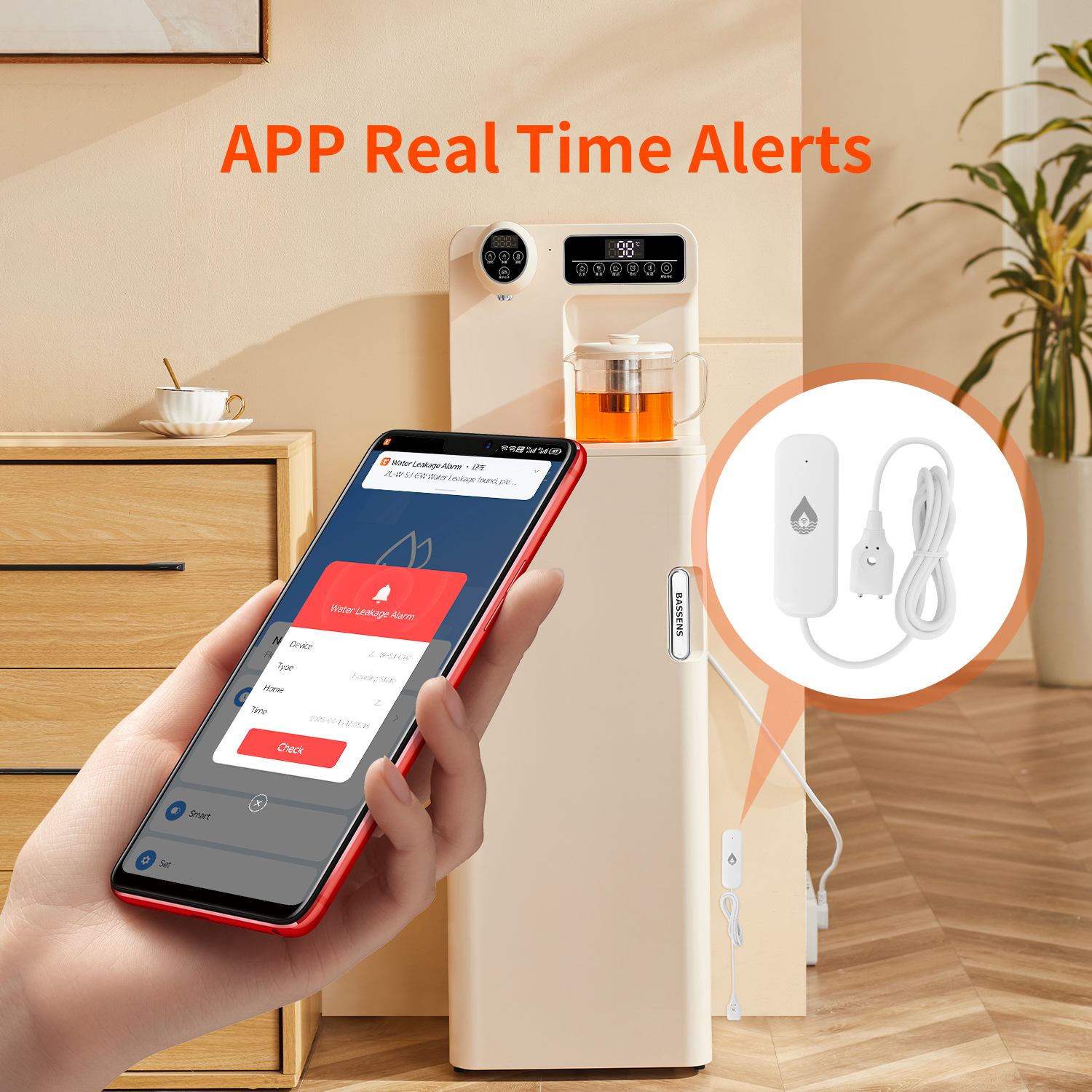 YFK Tuya WiFi Water Leakage Se - Home Security Tools reseña y precio