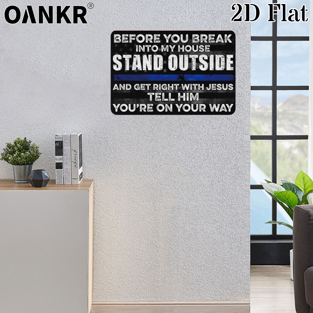 Funny Warning Metal Tin Sign,  - Home Security In My Area reseña y precio