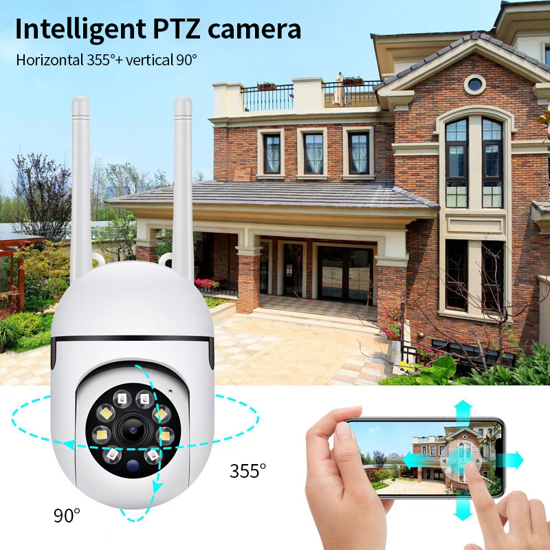 3MP WiFi Camera Home PTZ IP Ca - Ip Camera Outdoor 4K reseña y precio