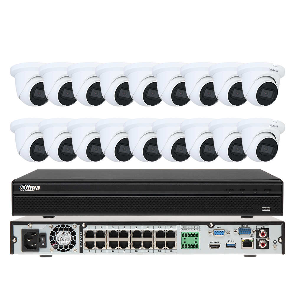 Dahua 16-Channel 8MP IP Camera - Ip Camera Outdoor 4K reseña y precio