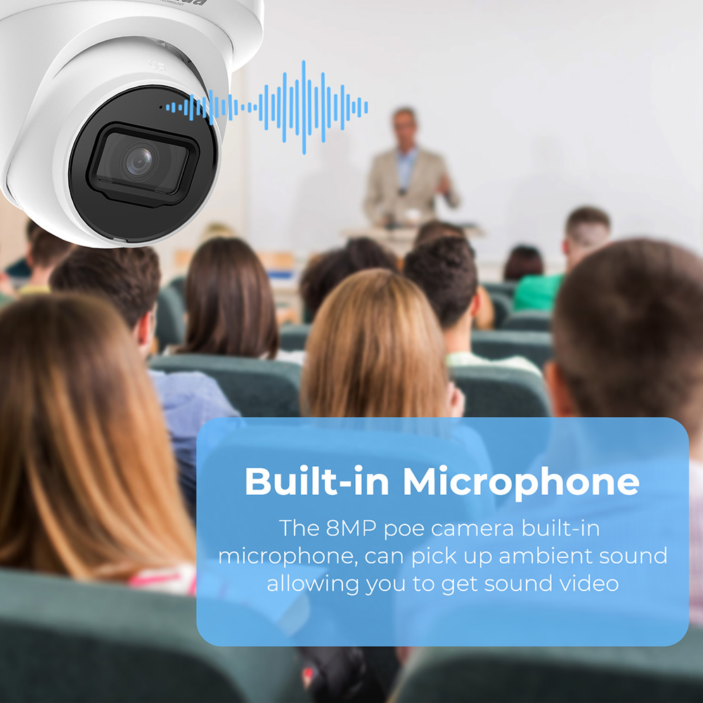 Dahua 16-Channel 8MP IP Camera - Ip Camera Outdoor 4K reseña y precio
