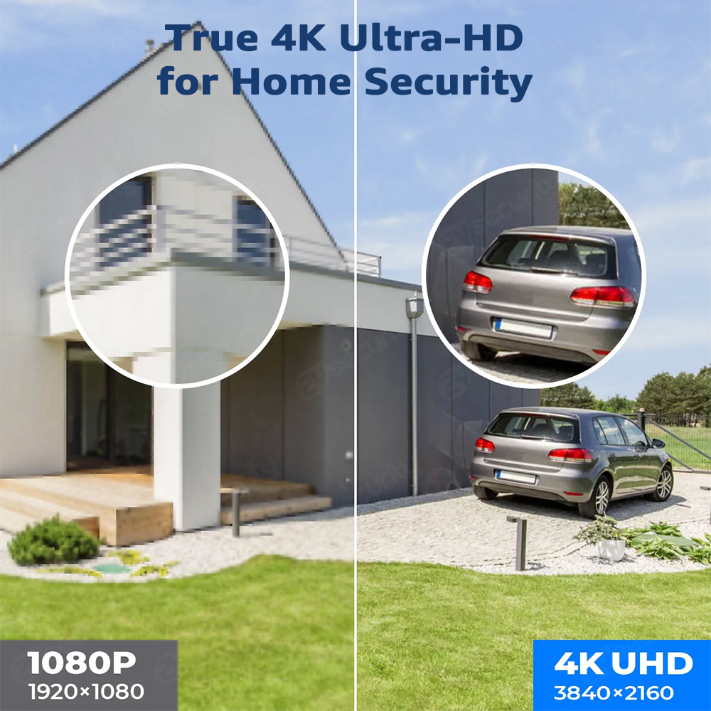 4K PoE Security Camera System  - Ip Camera Outdoor 4K reseña y precio