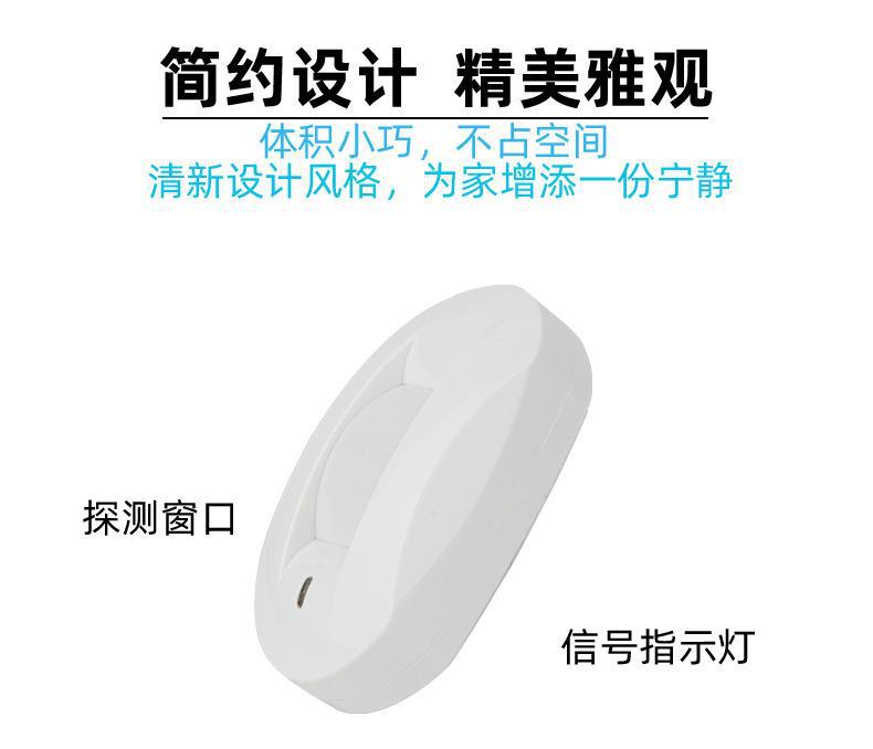 Wired  PIR Curtain Motion Dete - Home Security Alarm System reseña y precio