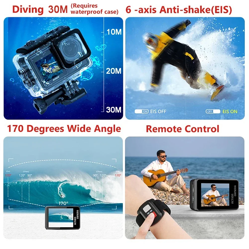 Action Camera Removable Filter - Ip Camera Outdoor 4K reseña y precio