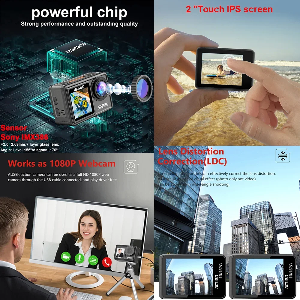 Action Camera Removable Filter - Ip Camera Outdoor 4K reseña y precio