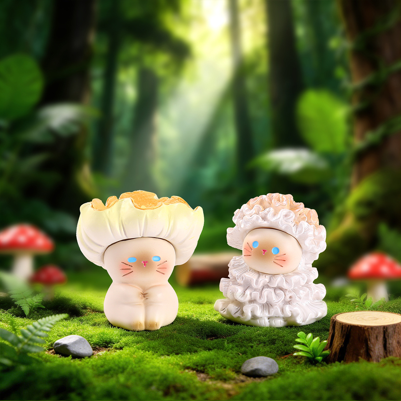Mushroom Meow Blind Box Cute C - Home Security Box reseña y precio