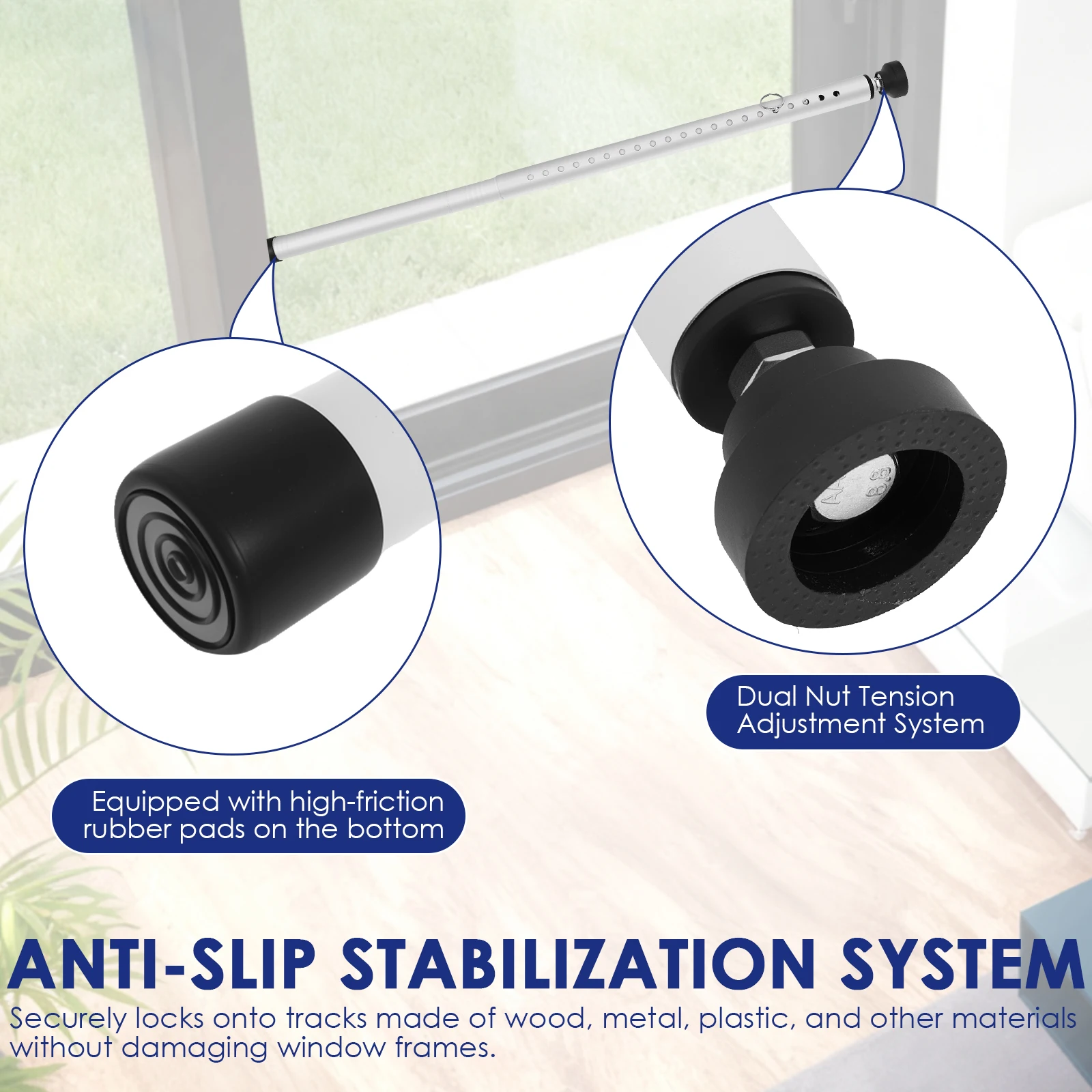 1/2Pcs Sliding Door Security B - Home Security Jammers reseña y precio