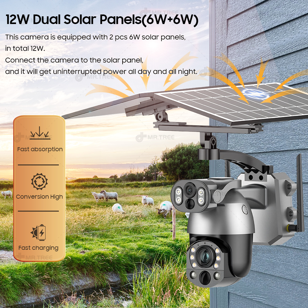 4K 50X Optical Zoom Dual Lens  - Ip Camera Outdoor 4K reseña y precio