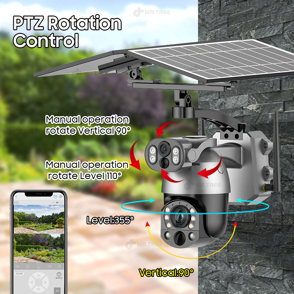 4K 50X Optical Zoom Dual Lens  - Ip Camera Outdoor 4K reseña y precio