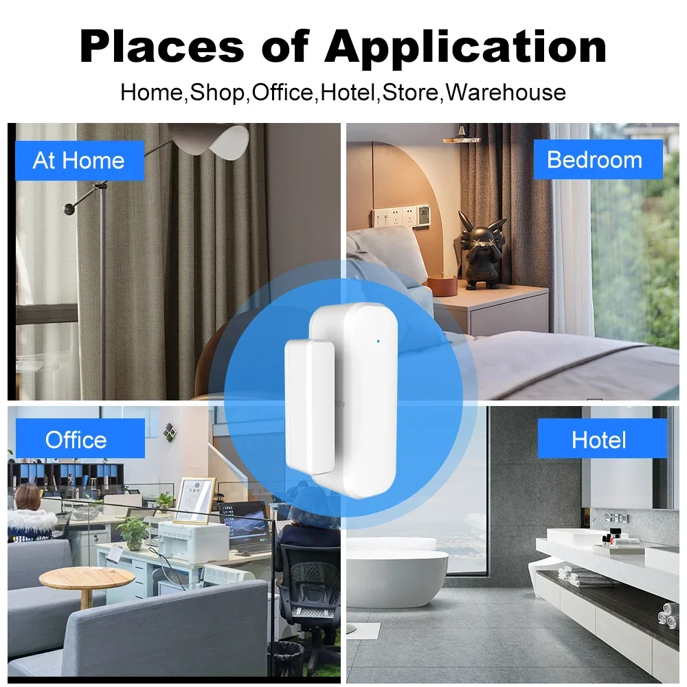 ZigBee Door Window Sensor Wire - Home Security Tools reseña y precio