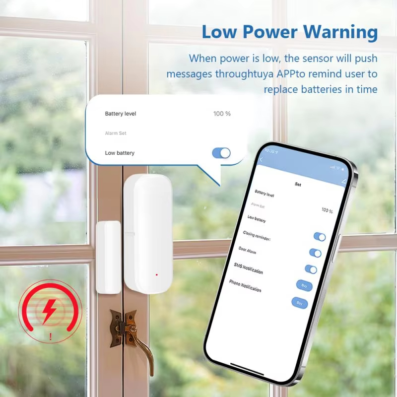 ZigBee Door Window Sensor Wire - Home Security Tools reseña y precio