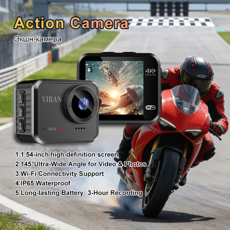 Mini Action Camera 4K Ultra HD - Ip Camera Outdoor 4K reseña y precio