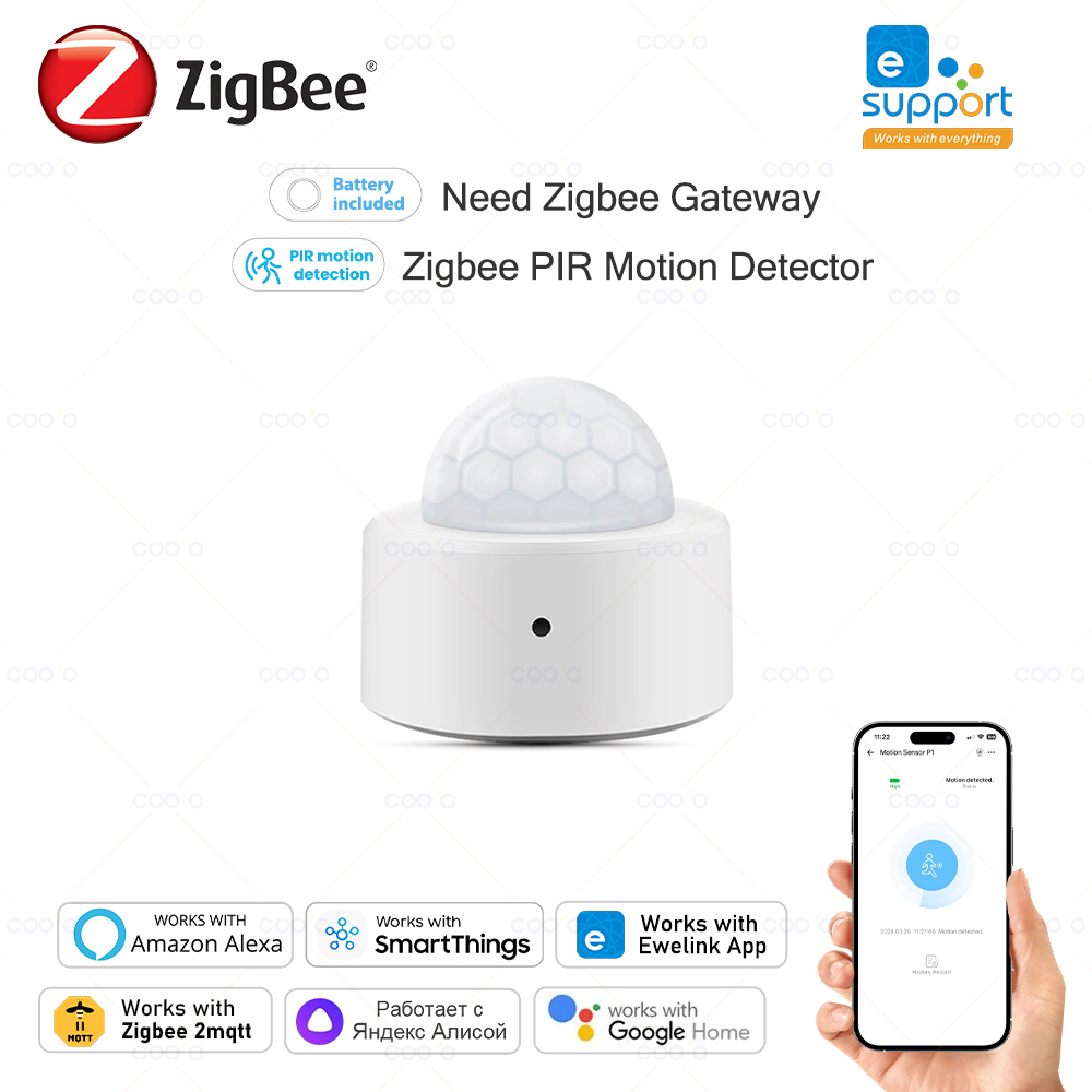 COOLO Zigbee 3.0 PIR Motion Se - Home Security Tools reseña y precio