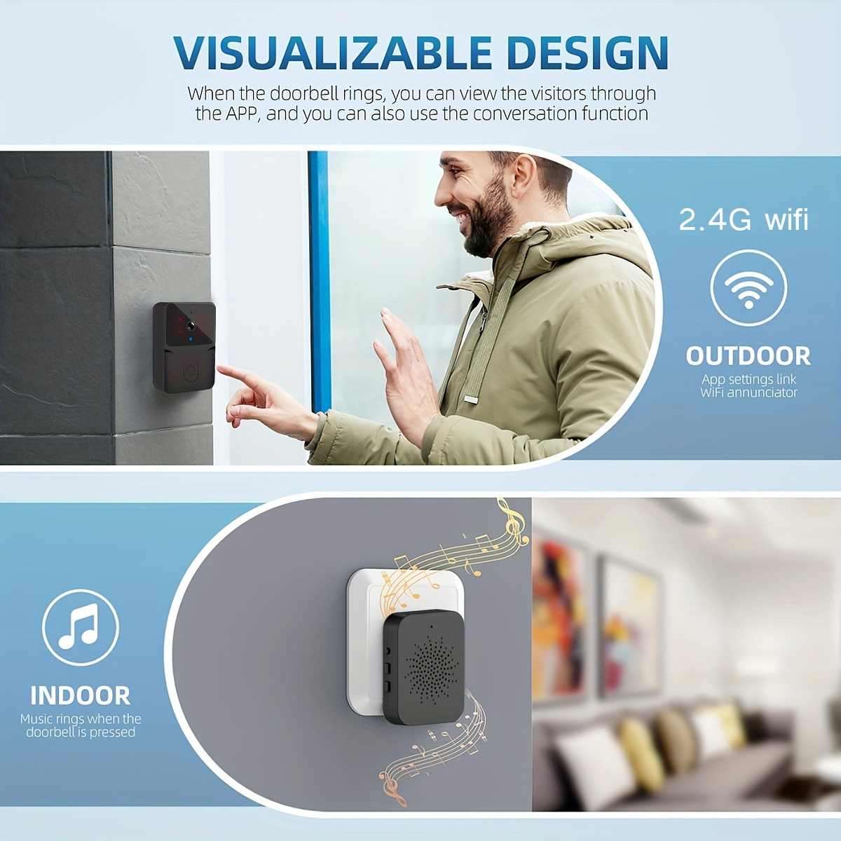 tuya Wireless smart video door - Home Security Tech reseña y precio
